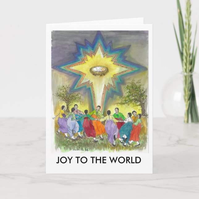 Joy to the World Holiday Card (Front)