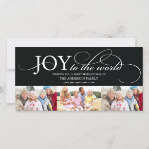 JOY TO THE WORLD   HOLIDAY PHOTO CARD