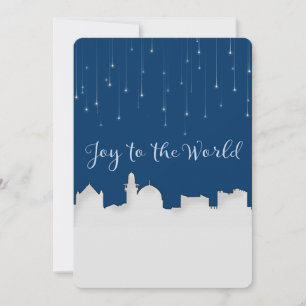 Joy to the World Jerusalem Customizable Invitation