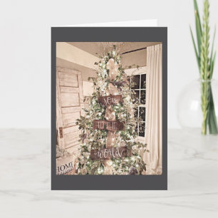 **JOY TO THE WORLD/JOY TO YOU** HOLIDAY CARD