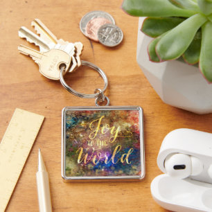 Joy to the World Keychain
