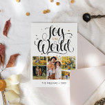 Joy to the World Minimalist Christmas Budget Photo Holiday Card<br><div class="desc">Joy to the World Minimalist Christmas Budget Photo Holiday Card</div>