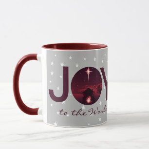 Joy to the World nativity   Mug
