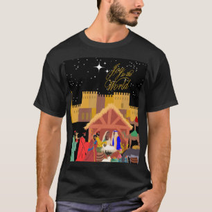 Joy To The World Peace of Earth Nativity Scene T-Shirt