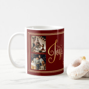 Joy to the World Personalized Red Mug