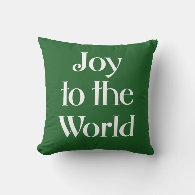 Joy to the world pillow (Front)