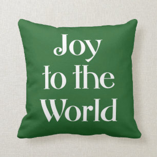 Joy to the world pillow