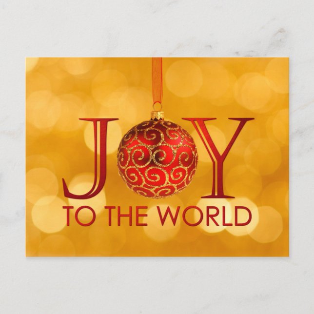 Joy to the World Postcard (Front)