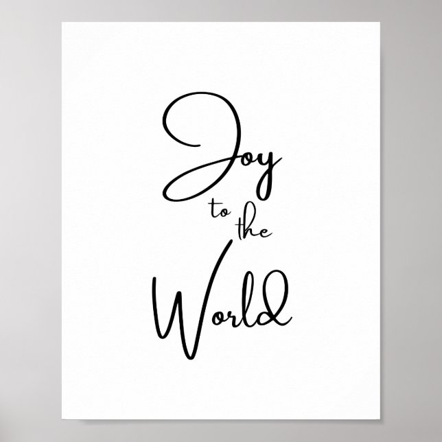 Joy to the World Poster (Front)