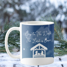 Joy to the World Religious Christmas Nativity