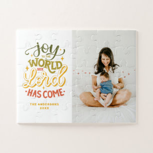 Joy to the world the Lord has come. Christmas Jigsaw Puzzle
