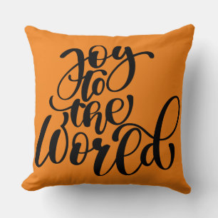 JOY TO THE WORLD THROW PILLOW