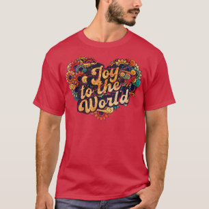 JOY TO THE WORLD VIGNETTE VINTAGE COLOR T-Shirt