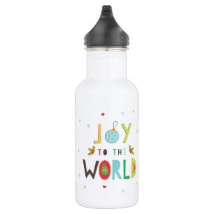Joy to the World Water Bottle