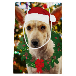 Joy to thee Puppy Medium Gift Bag