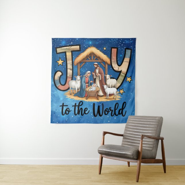 Joy To World Tapestry (In Situ)