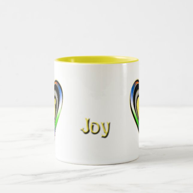 Joy Two-Tone Coffee Mug (Center)