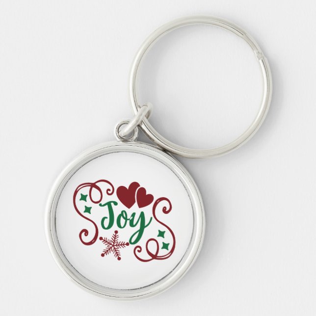 JOY Wall Clock Keychain (Front)