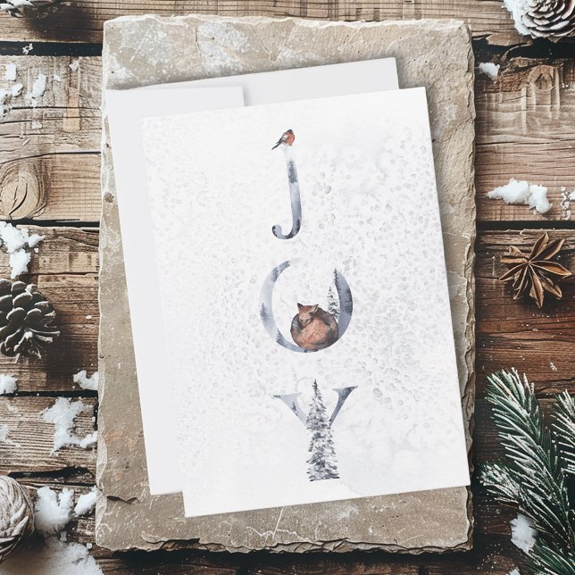 Joy Winter Woodland Animal Christmas Holiday (Creator Uploaded)