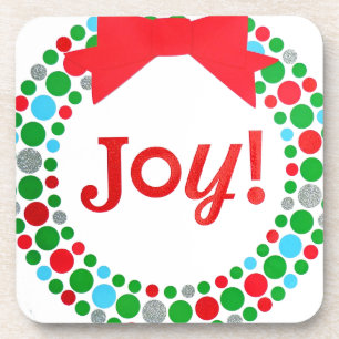 Joy Wreath Coaster