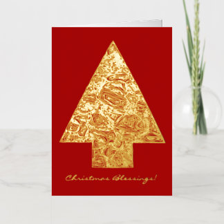 Joy Wreath Foil Greeting Card