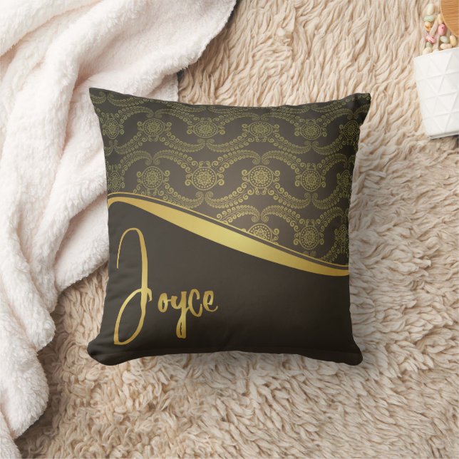 joyce name on  Throw Pillow (Blanket)