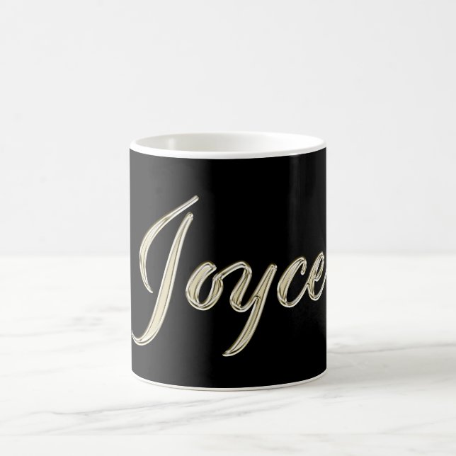 Joyce white gold Handwriting Tasse de café (Centre)