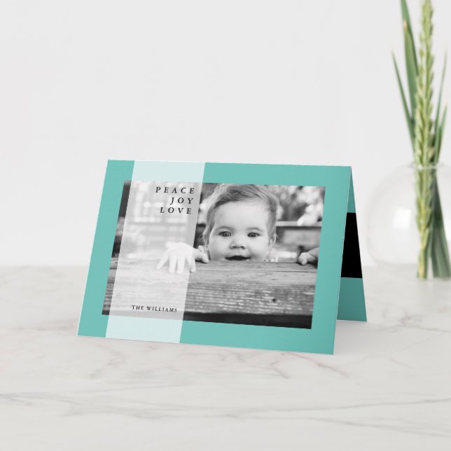 JOYE NOËL Paix Joie Amour Carte de vacances (Devant)