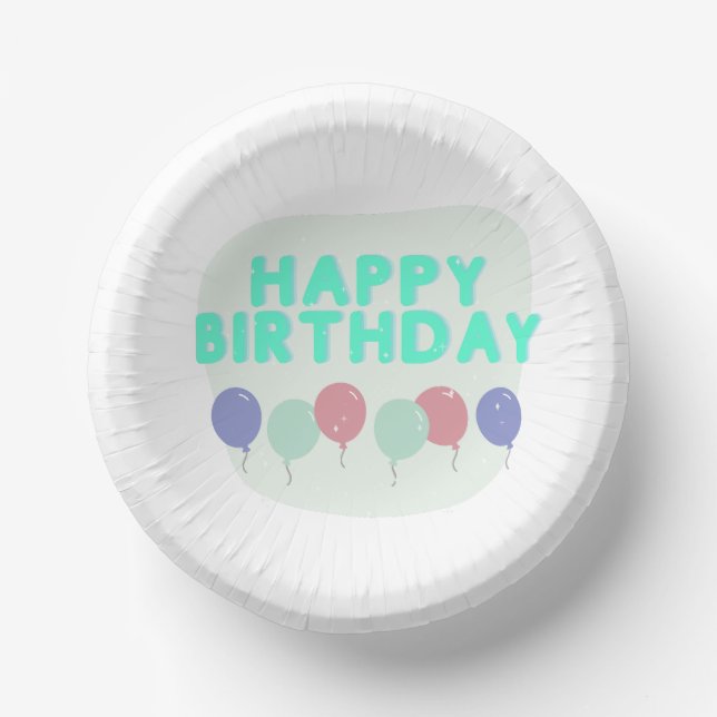 Joyeuse assiette d'anniversaire (Recto)