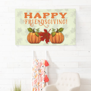Joyeuse bannière Friendsgiving / Thanksgiving Wall