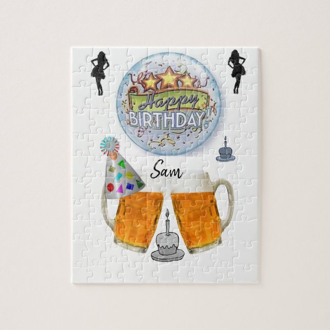 Joyeuse bière Jigsaw Puzzle Birthday (Vertical)