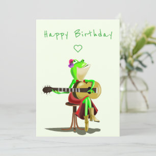 Joyeuse carte d'anniversaire - Amusants - Grenouil