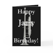 Joyeuse carte d'anniversaire Jazzy