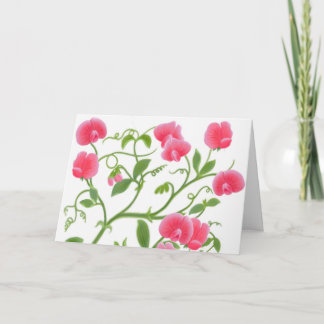 Joyeuse carte d'anniversaire pour les petits pois