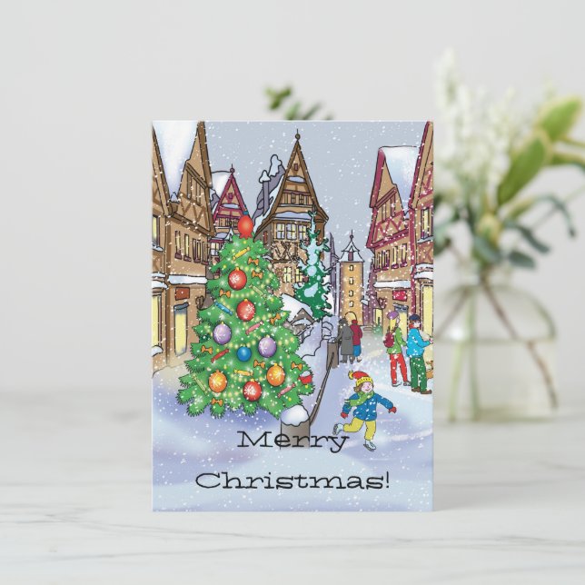 Joyeuse carte de Noël (Debout devant)