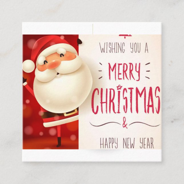 Joyeuse carte de Noël (Devant)