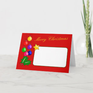 Joyeuse carte de Noël