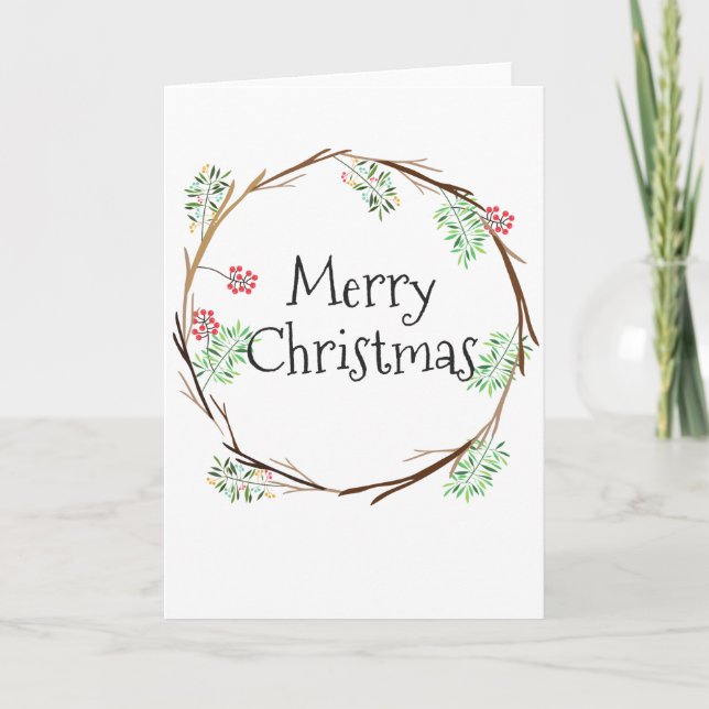 Joyeuse carte de Noël (Devant)