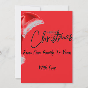 Joyeuse carte de Noël