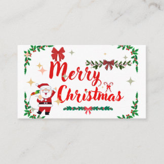 Joyeuse carte de Noël