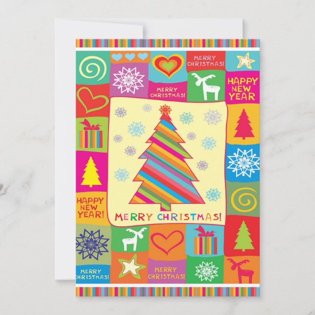 Joyeuse carte de Noël (Devant)