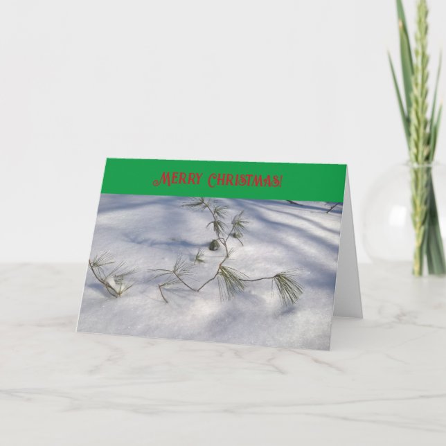 Joyeuse carte de Noël (Devant)