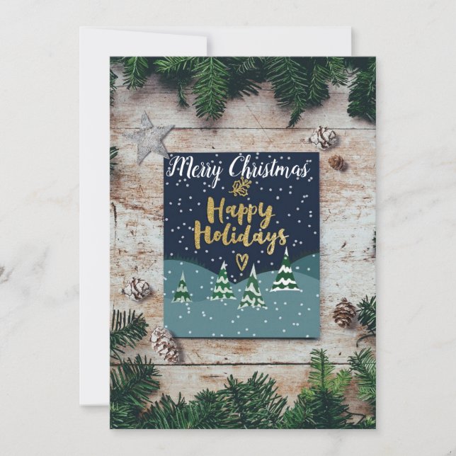 Joyeuse carte de noël (Devant)