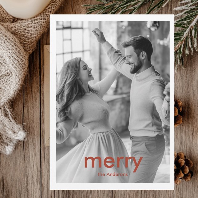 Joyeuse carte de Noël avec photos de famille (Créateur téléchargé)