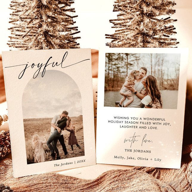 Joyeuse carte de Noël | Carte de vacances photo en (Créateur téléchargé)