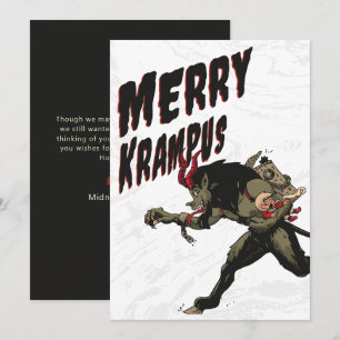 Joyeuse carte de Noël Krampus