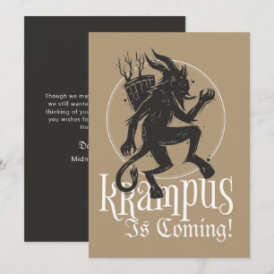 Joyeuse carte de Noël Krampus