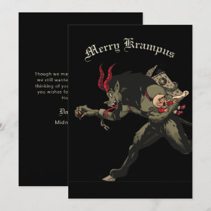 Joyeuse carte de Noël Krampus