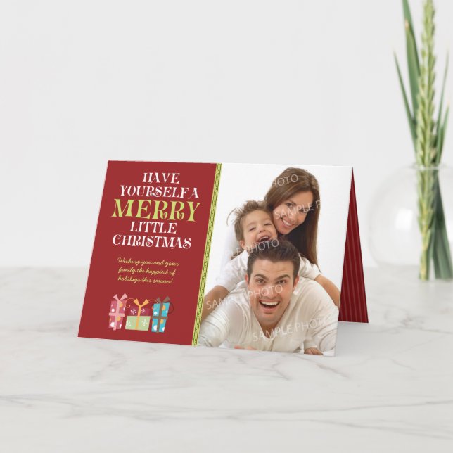 ...Joyeuse Carte de Noël (rouge) (Devant)