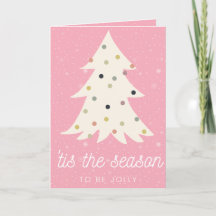 Joyeuse carte de Noël Transgenre Tree